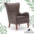 Wingback Chair Espresso Brown K399