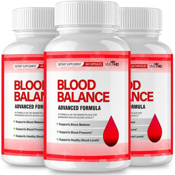 Blood Balance Supplement with Vitamin C Turmeric Zinc 3 Pack Q7556