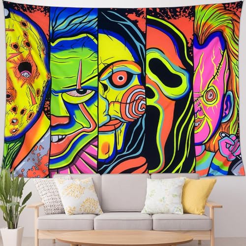Blacklight UV Reactive Glow in The Dark Tapestry 70" x 90" O900