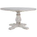 55" Round Solid Pine Wood Dining Table J916375