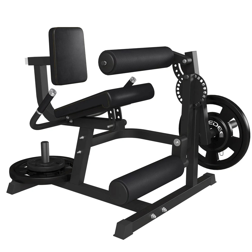 Adjustable Plate Loaded Leg Extension and Curl Machine V9907