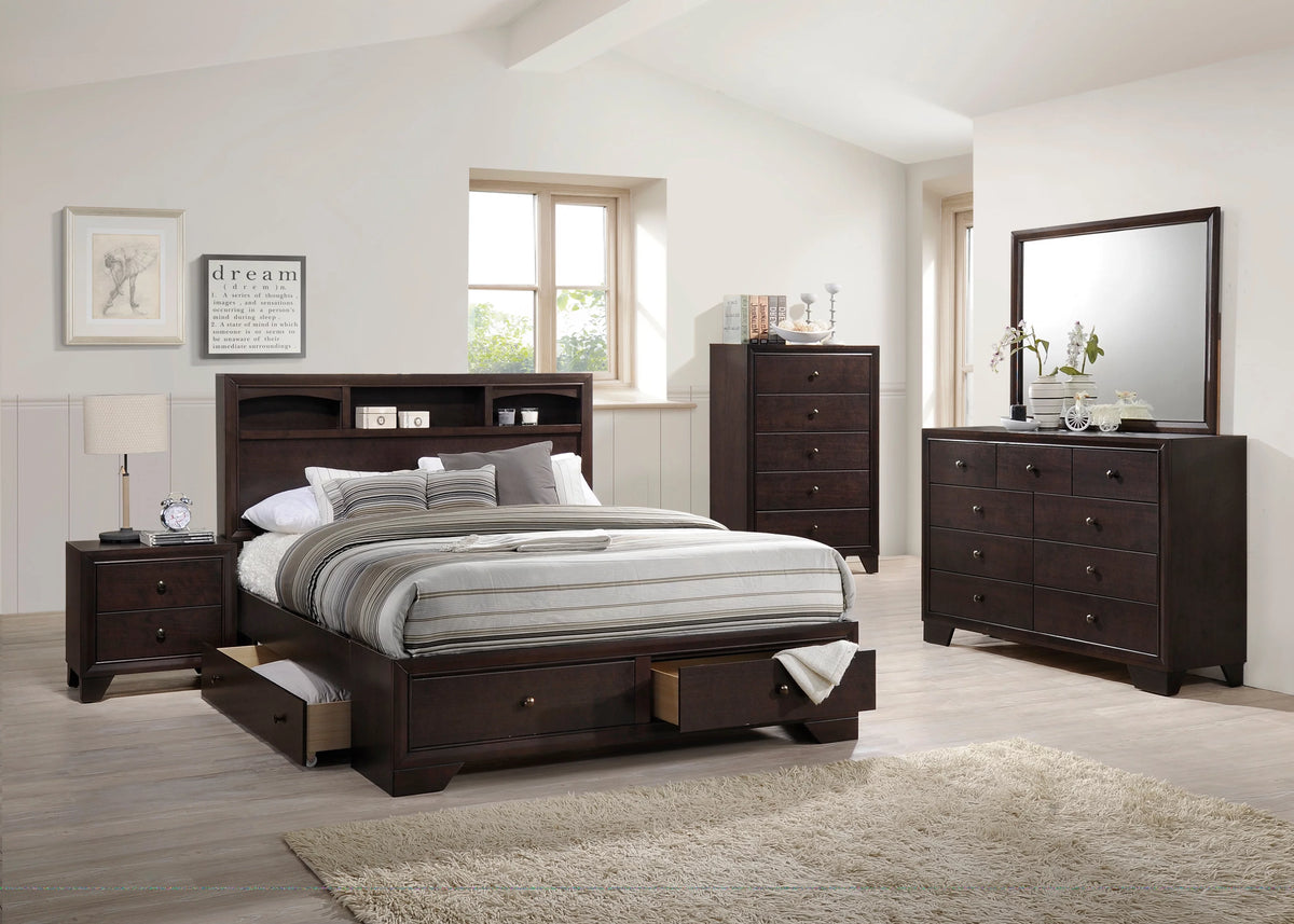 Queen Size 4pc Bedroom Furniture Set T54180