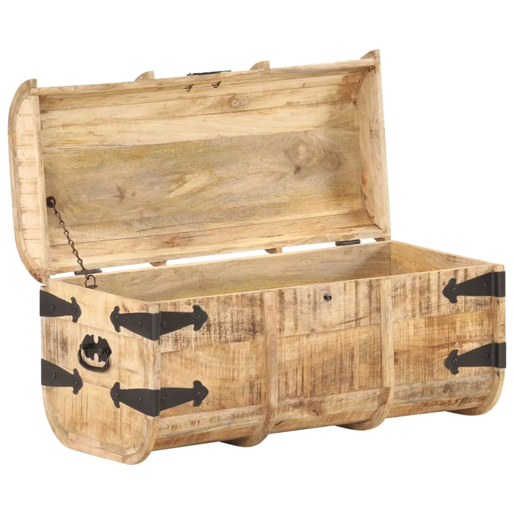 Storage Chests 2 Pieces Solid Mango Wood Y577371