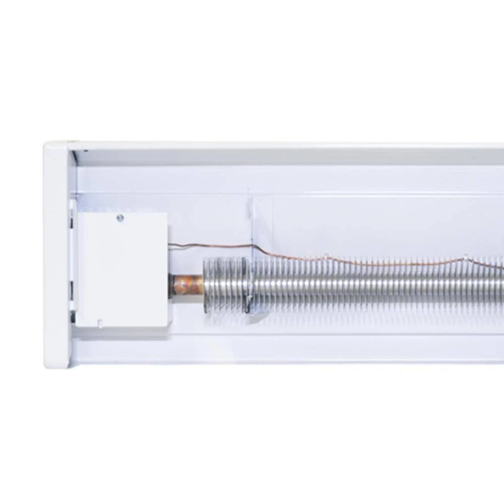 White 2560 BTU 750 Watt Hydronic Baseboard Heater D931