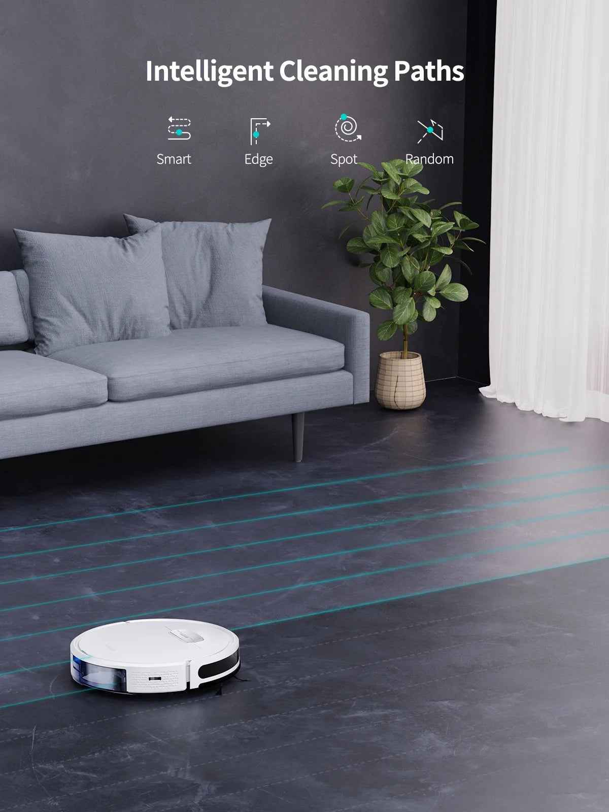 4000Pa Smart Robot Vacuum Cleaner and Mop Combo N54035