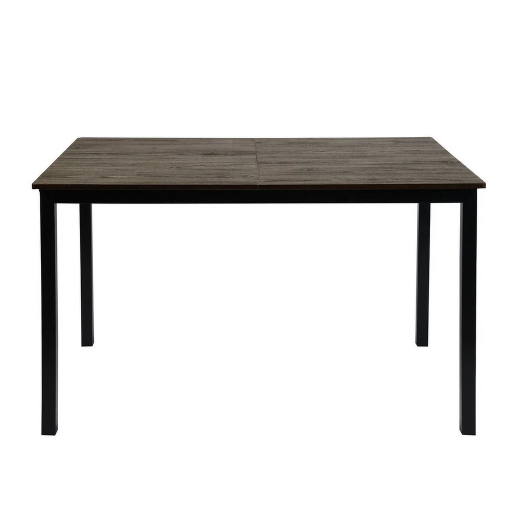 63" Extendable Dining Table with Self-Storing Leaf H1832