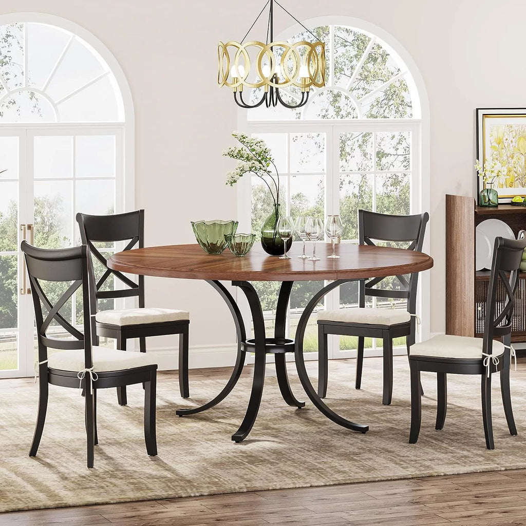 Round Dining Table for 4-6 People T8114