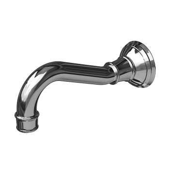 Flat Black Tub Spout F46774