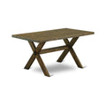 7 Piece Small Dining Table Set with 6 Chairs T737