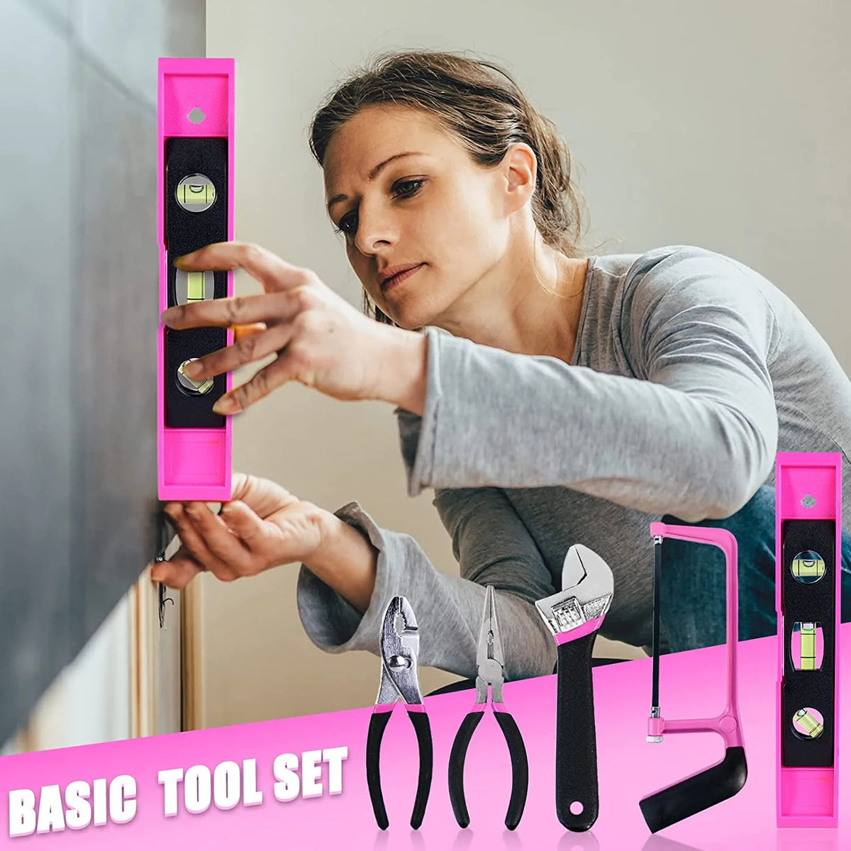 Pink Tool Kit with 20V Cordless Drill R149