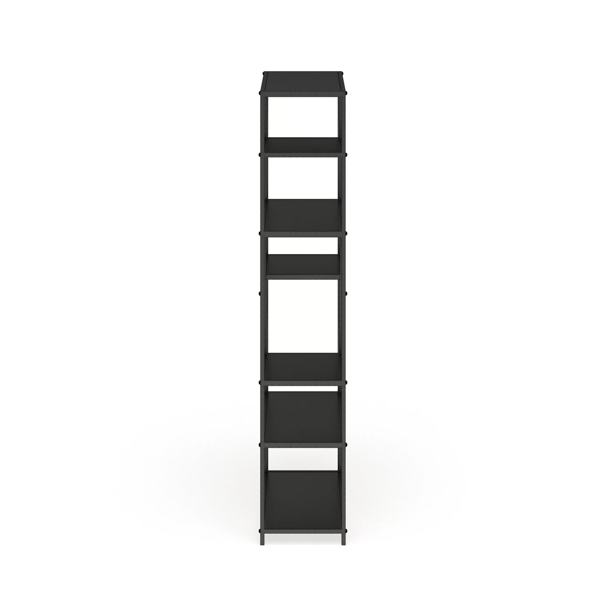 Grey Metal 6-Shelf Bookshelf A43225