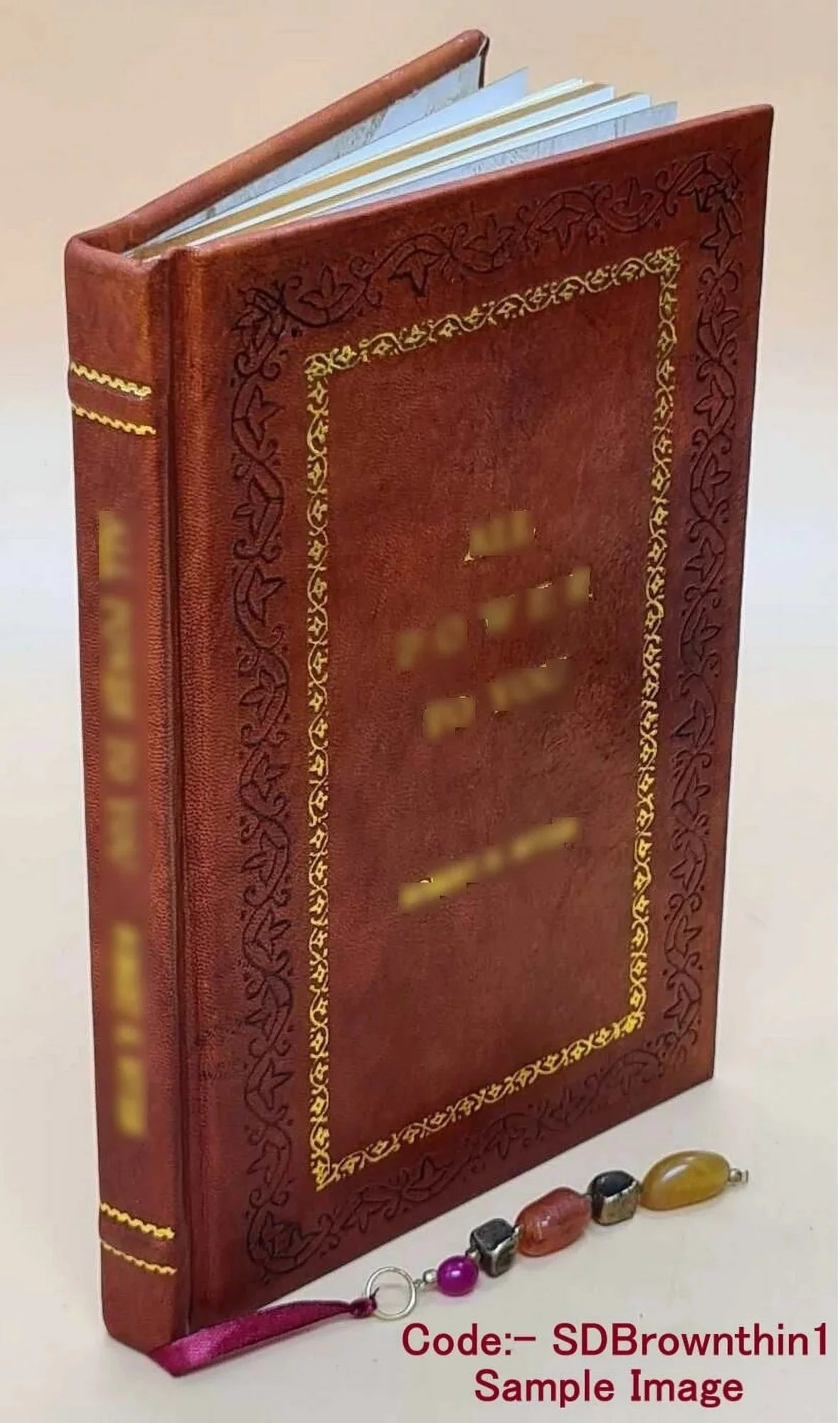 Extinct Species of American Ox Premium Leather Bound H305