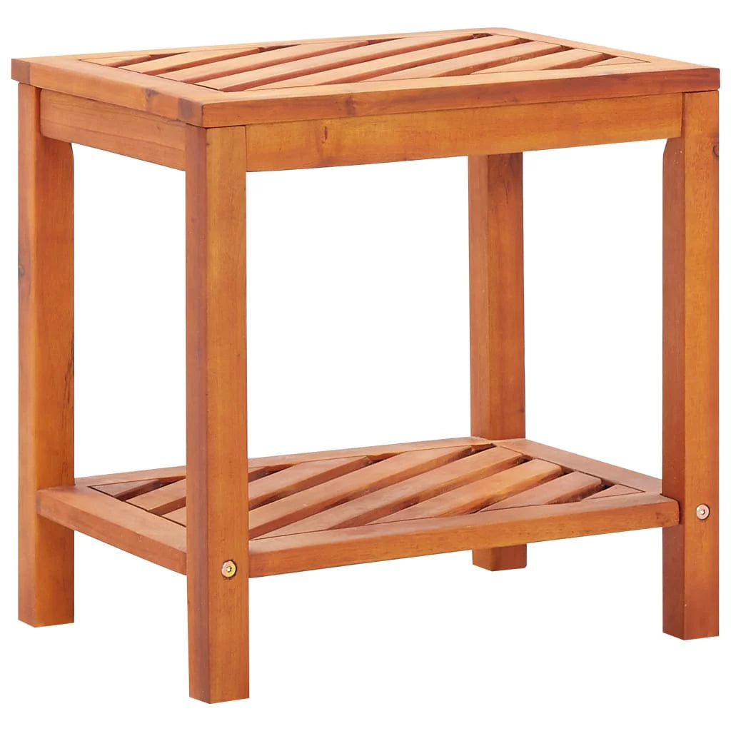 Solid Acacia Wood Side Table J71070