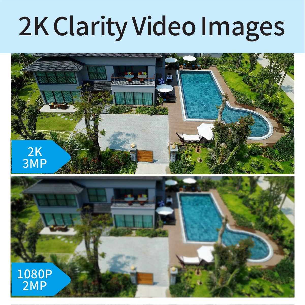 Wireless Security Camera System with 8CH NVR and 4 3MP Outdoor Bullet Cameras V120