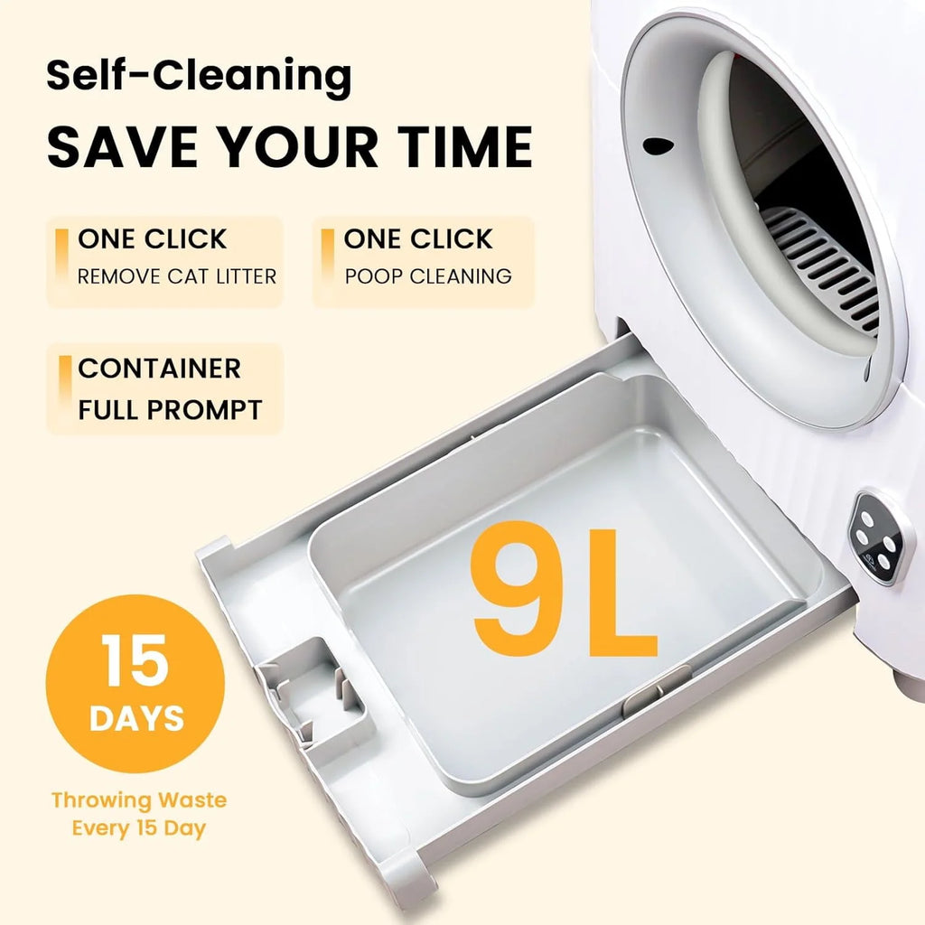 Self-Cleaning Automatic Cat Litter Box with APP Control K63340