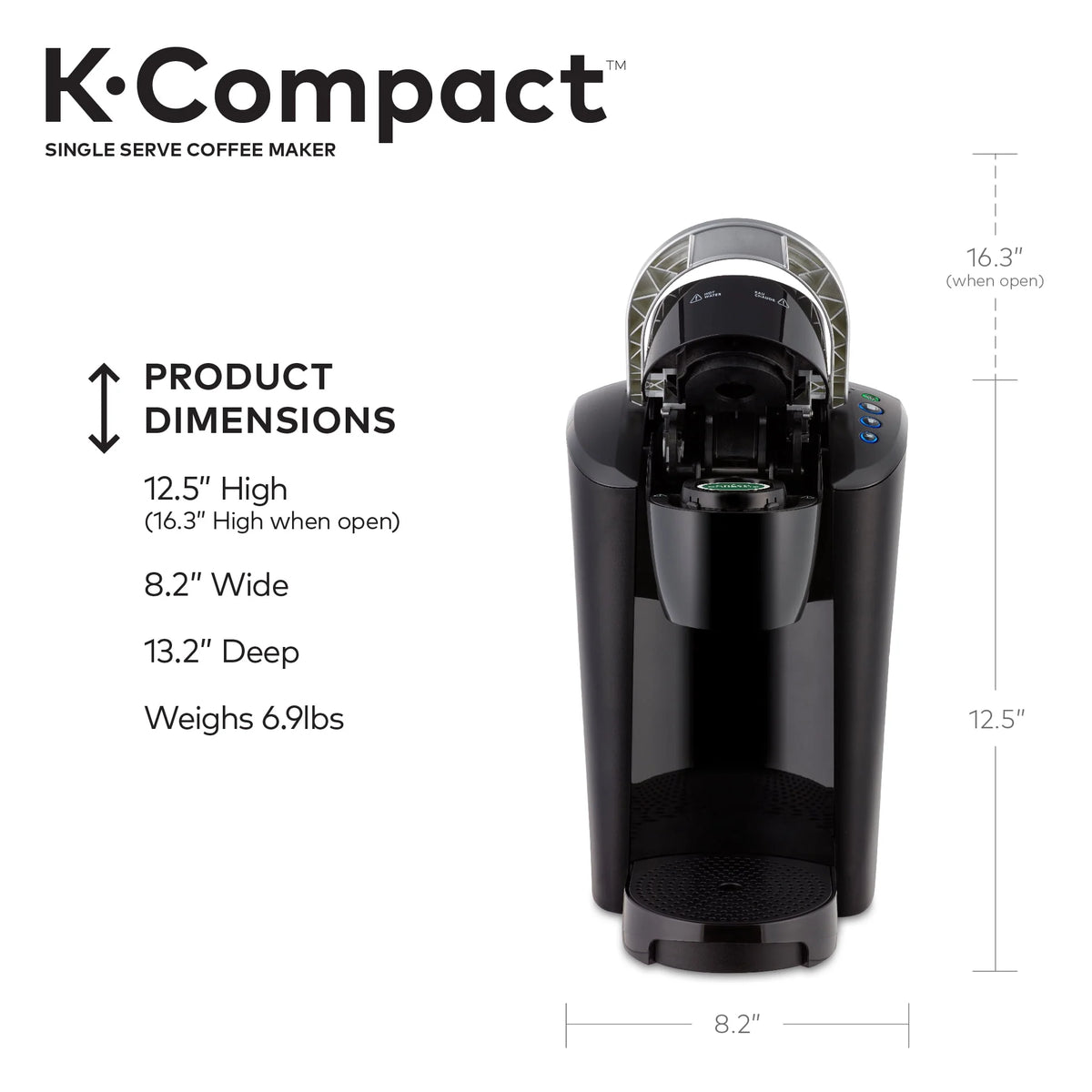 Black Single-Serve Coffee Maker Z5330