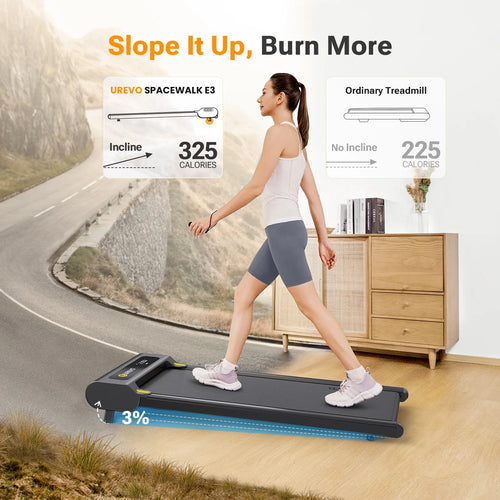 2 in 1 Under Desk Treadmill with Remote Control U62045