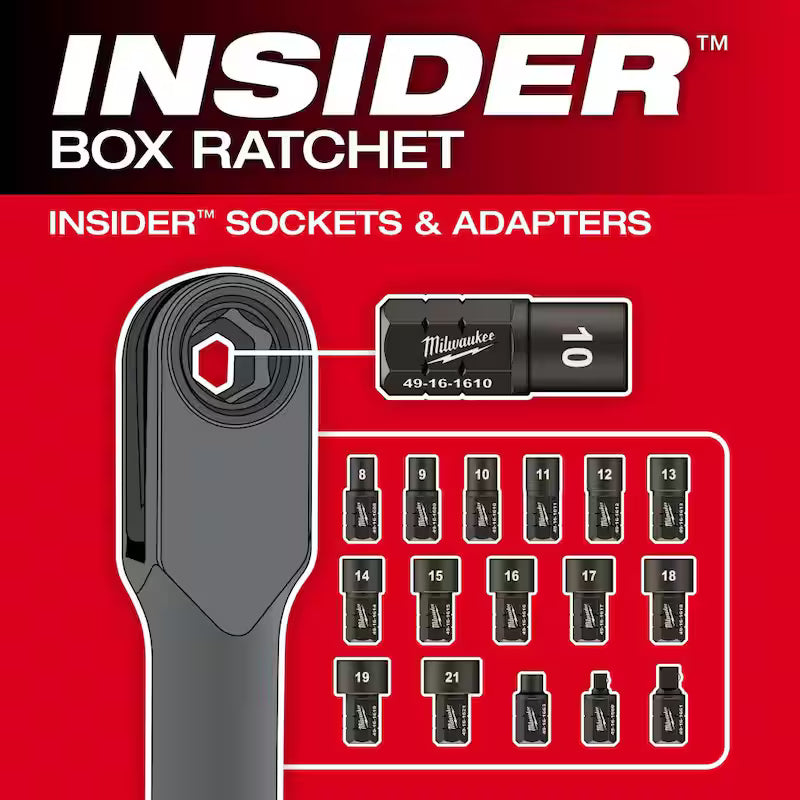 12V Lithium-Ion Brushless Cordless Extended Reach Box Ratchet Q3685