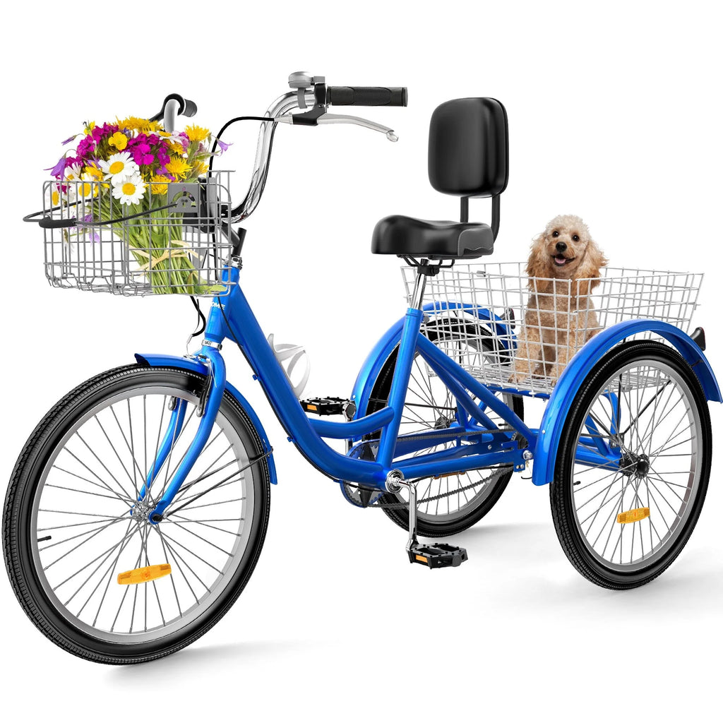 Blue 26 Adult Tricycle 3 Wheel Bike N516675