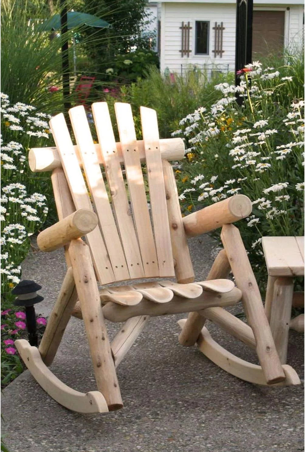 Natural Cedar Log Rocking Chair Q62417