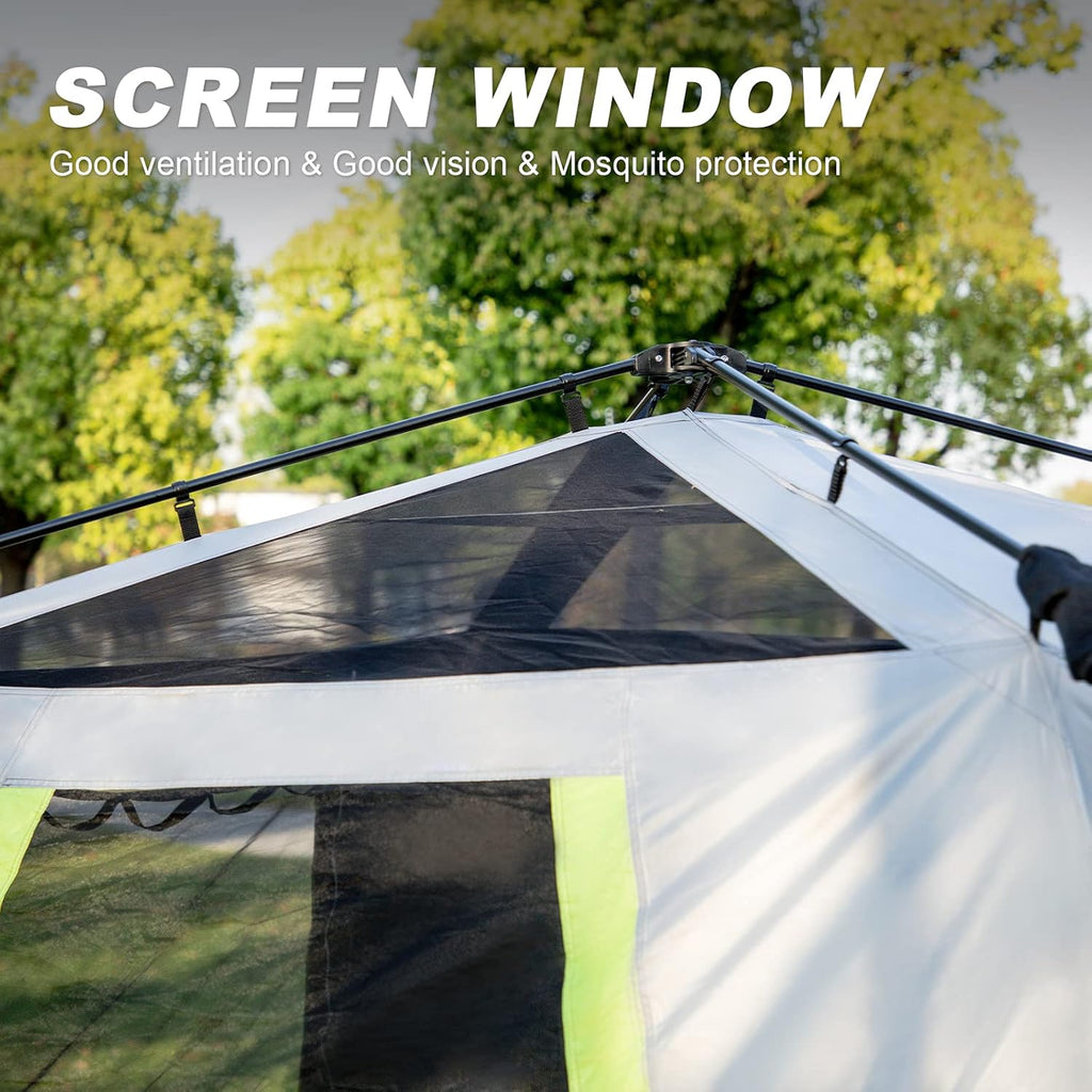 6 Person Water-Resistant Camping Tent with Rainfly C747