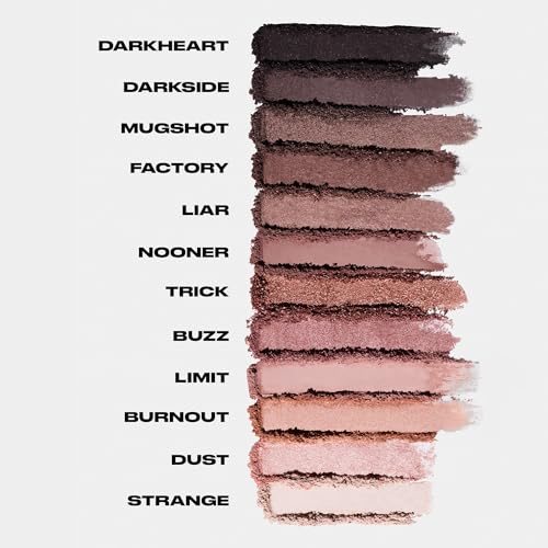 12 Mauve Brown & Nude Eyeshadow Palette U96164