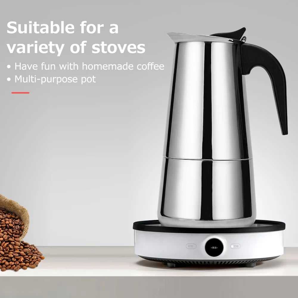 Stainless Steel Electric Coffee Maker V9597