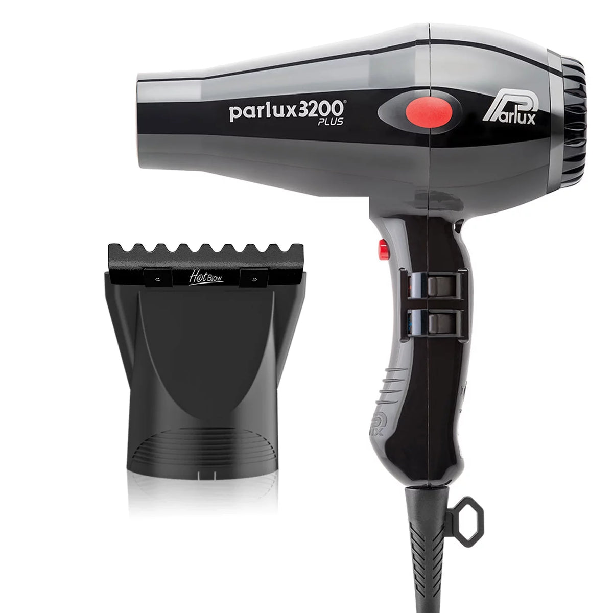 Black Hair Dryer and Hot Blow Attachment Y733191