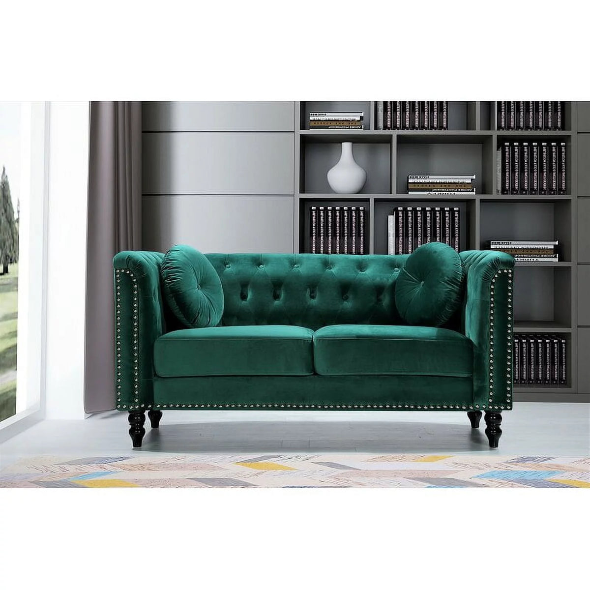 Green Loveseat R45991