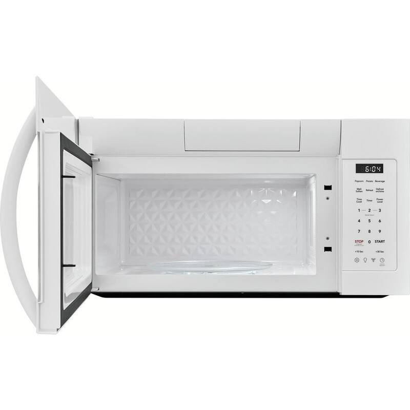 1000 Watt Over the Range Microwave with Charcoal Filter in White A502857