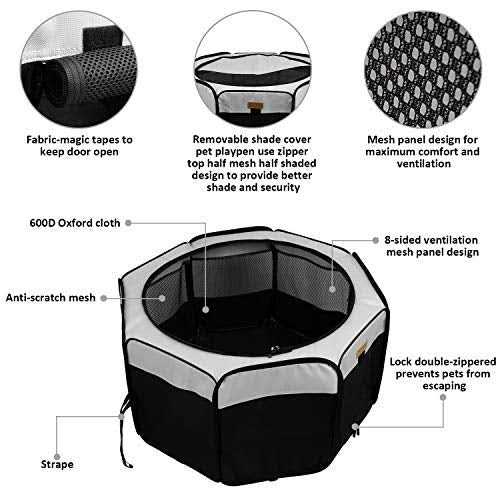 Dog Playpen Portable Pet Play Pen U4102