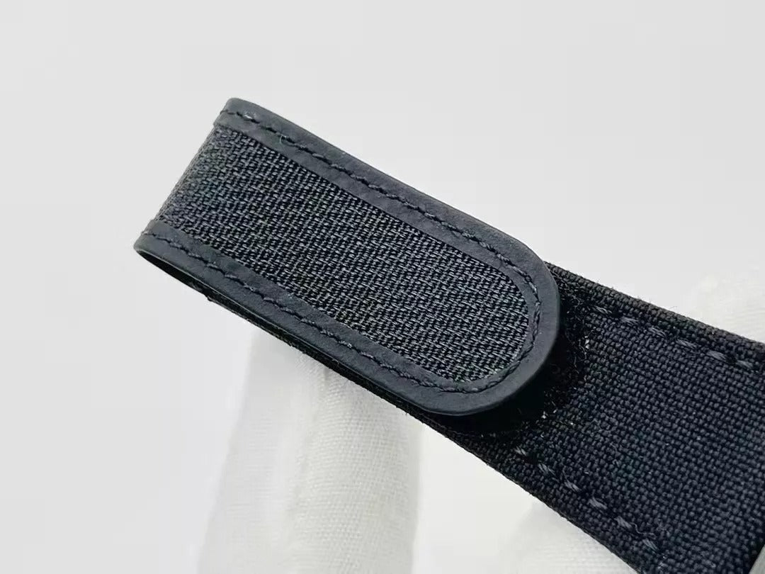 Skeleton Dial Black Bezel Black Canvas Strap F426