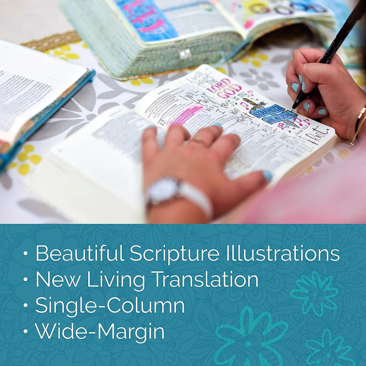 Teal Hardcover Bible N955321