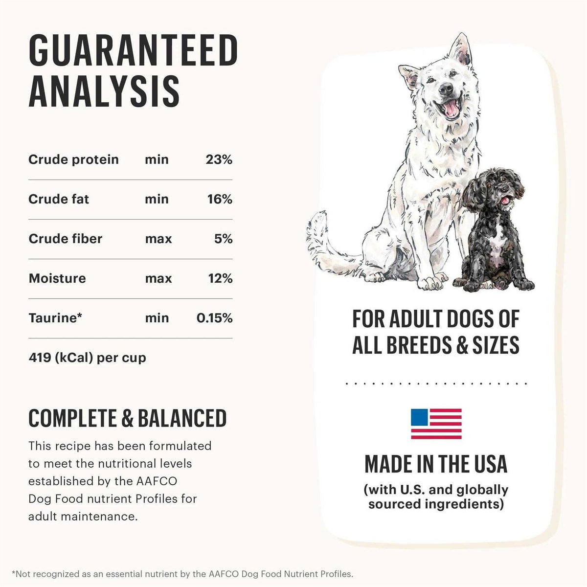 Grain Free Whole Food Clusters Dog Food B327