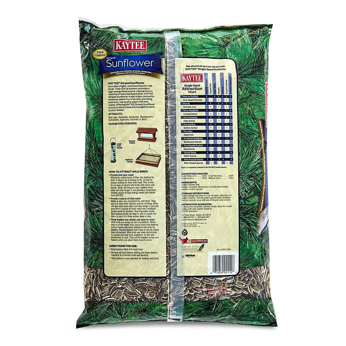 Striped Sunflower Wild Bird Food H43961