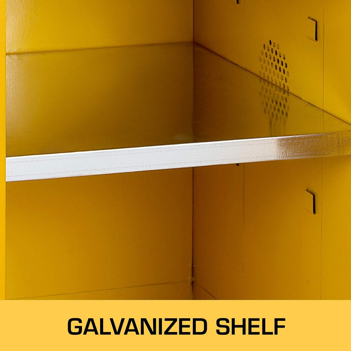 17 x 17 x 22 Galvanized Steel Flammable Storage Cabinet L580
