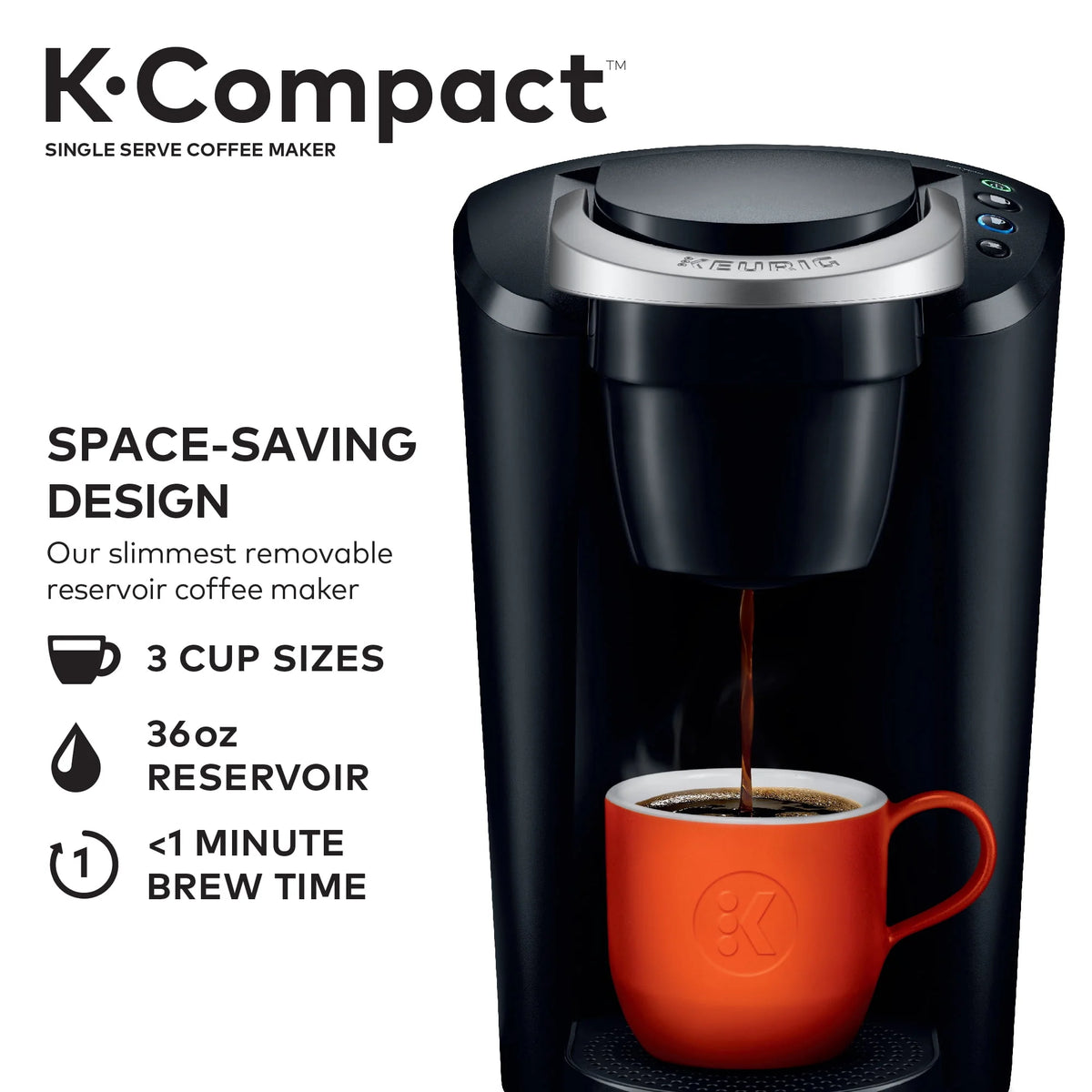 Black Single-Serve Coffee Maker Z5330