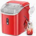 Portable Nugget Countertop Ice Maker with Self-Cleaning, 35Lbs/24Hrs, Ice Basket & Ice Scoop B3511