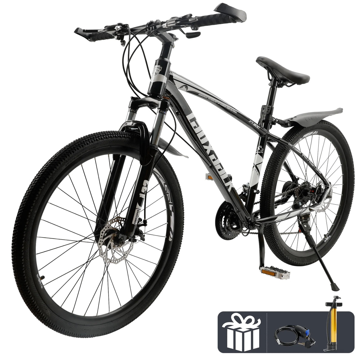Full Suspension 21 Speed 27.5 inch Dual Disc Brake Mountain Bike E1792