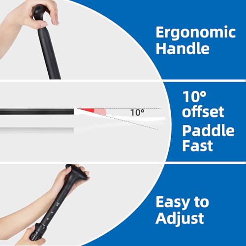 Adjustable Floating Paddle with Aluminum Alloy Shaft and 2 Nylon Blades D4173