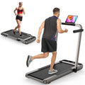 2 in 1 Folding Treadmill with Incline Y46443