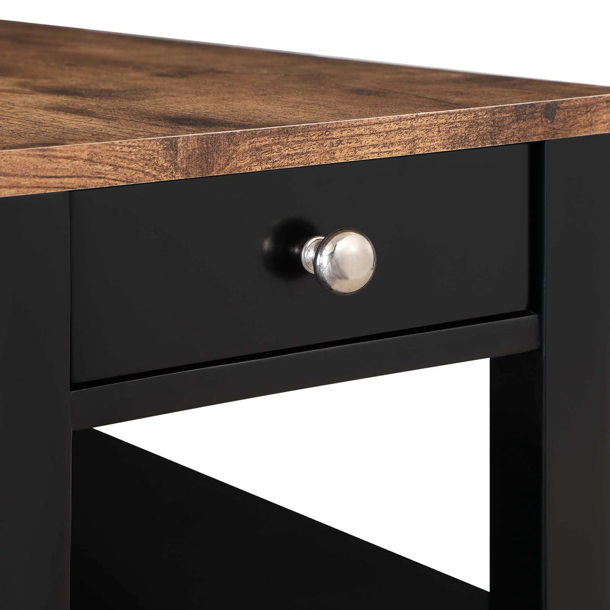 1 Drawer End Table with Shelves A921561