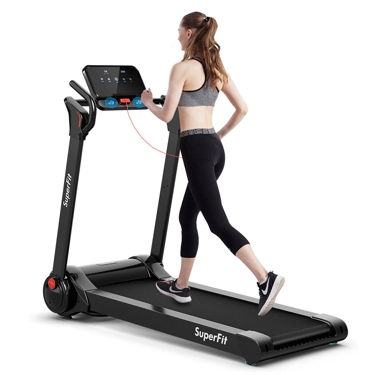 2.25HP Folding Electric Treadmill Y716