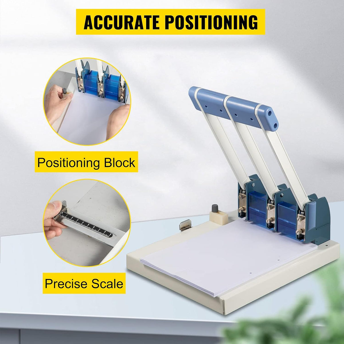 Heavy Duty 3-Hole 150 Sheet Paper Punch K23529