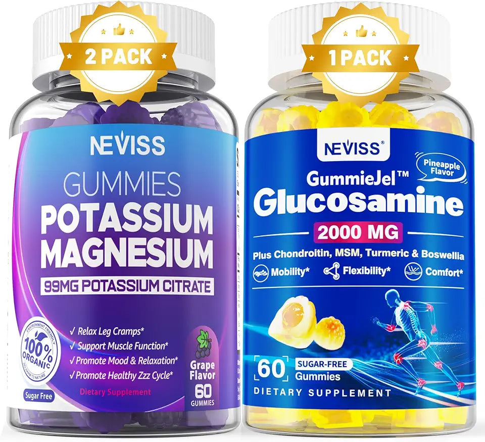 Potassium Magnesium Gummies + Glucosamine Gummies G49942