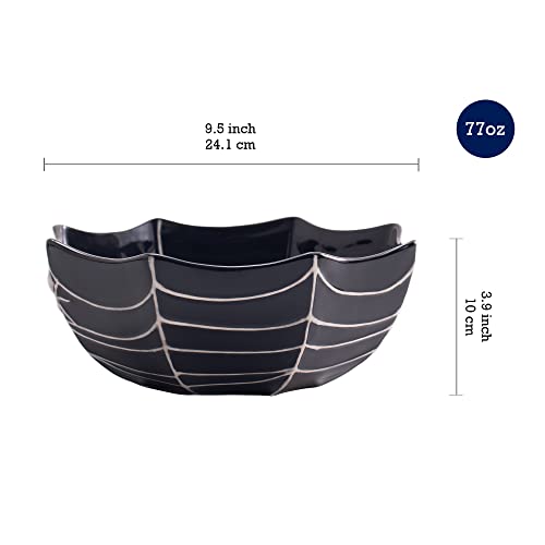 Black Ceramic Serving Bowl Z408656