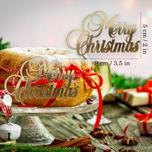 12 Pcs Christmas Cake Toppers J70336