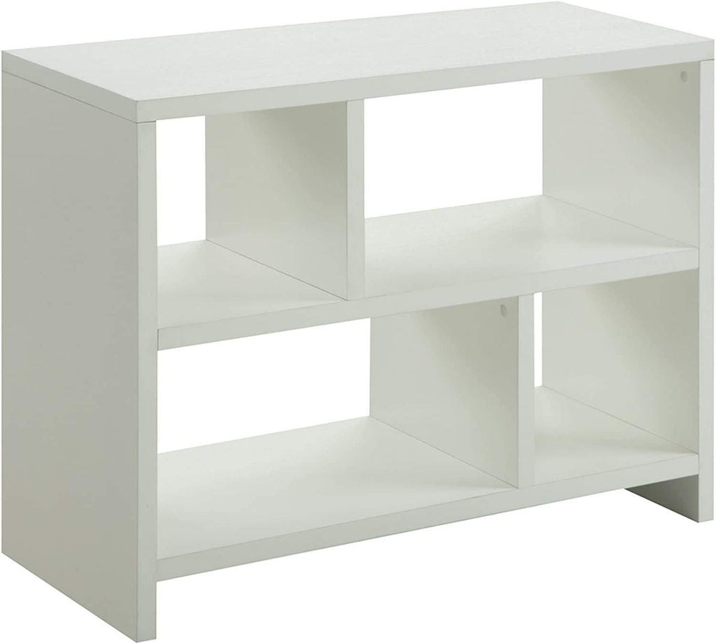 White Console Bookcase N27729