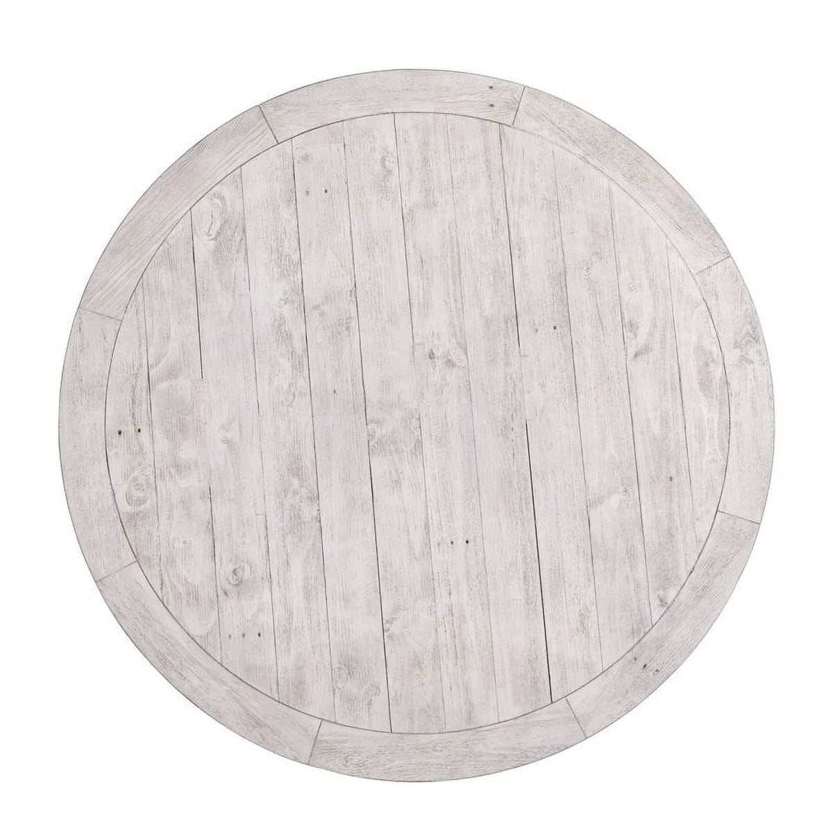 55" Round Solid Pine Wood Dining Table J916375