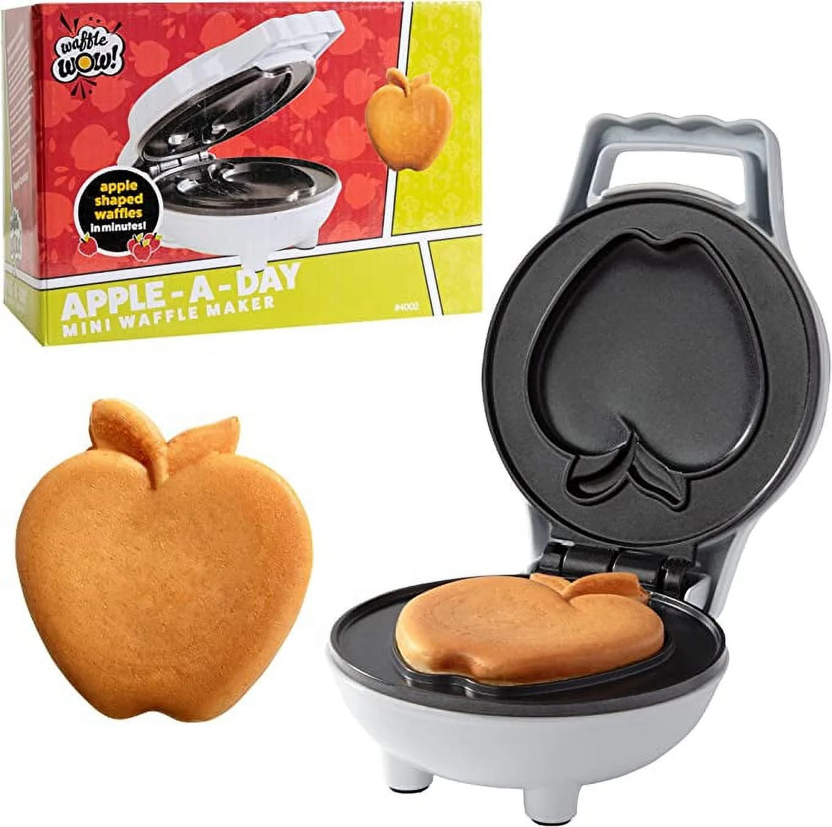 4 Inch Non Stick Mini Apple Waffle Maker P687